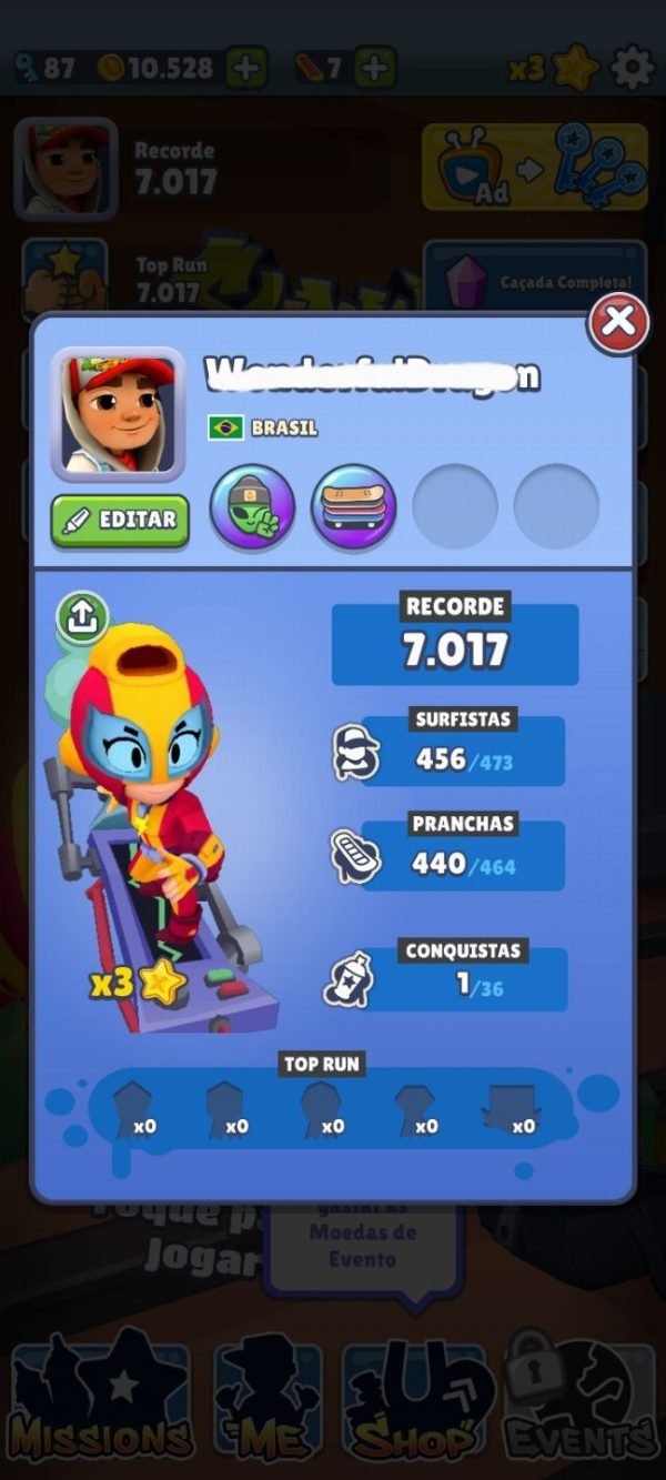 FULL SUBWAYSURF ACCOUNTS (FULL ACCESS) [CHARACTERS AND FEATURES]