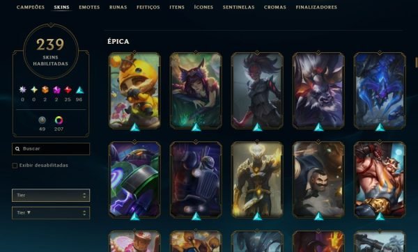 League of Legends account with 239 skins | All champions