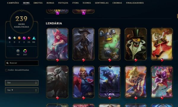 League of Legends account with 239 skins | All champions