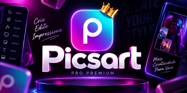 Privada: Picsart Pro Premium 30 Dias – Conta Privada | Editor de Fotos, Design e IA