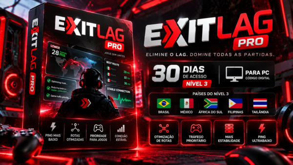ExitLag – Assinatura 1 Mês | Nível 2