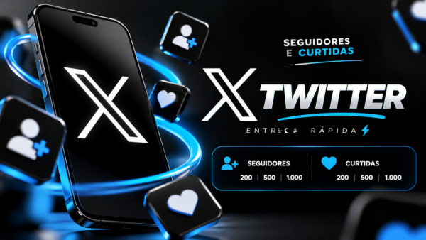 X (Twitter) – Seguidores e Curtidas Sem queda | Entrega Rápida